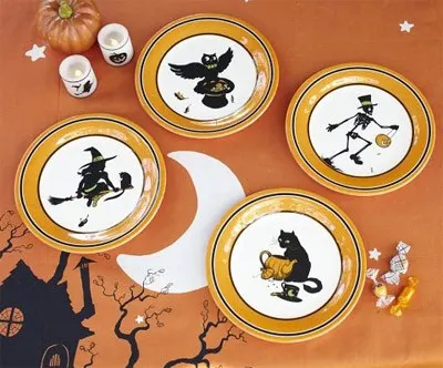 halloween plates