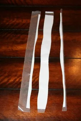 stripes of velcro
