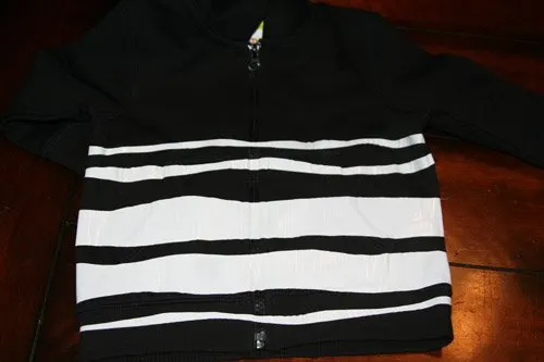 DIY Zebra costume