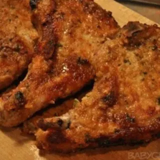 Breaded and Baked Pork Chops