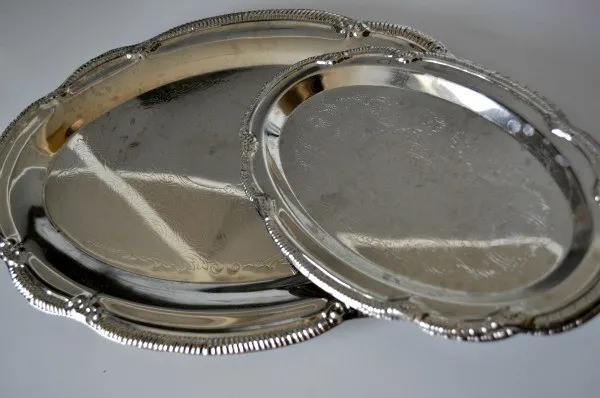 silver trays