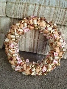 ribbon wreath