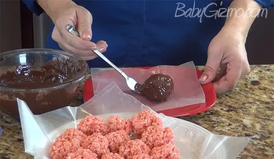 Peppermint Rice Krispie Treats