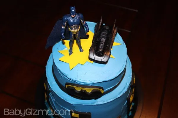 Top figures on a Batman Cake