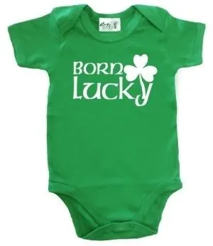 Green onesie for st. patricks day