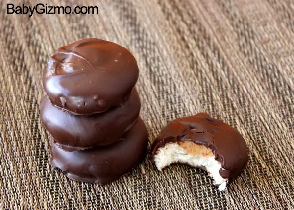 stack of Tagalong Cookies