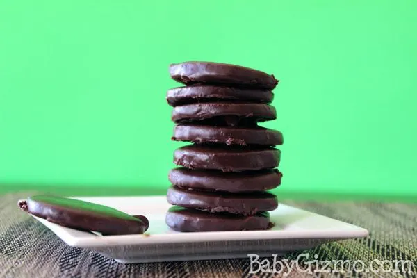stack of thin mint Cookie recipe