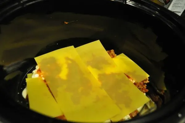 lasagna noodles in a crockpot