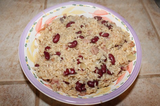 Brown Rice and beans