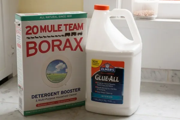 borax and glue