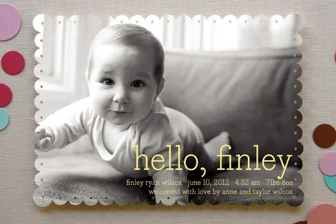 cute baby crawling announcement