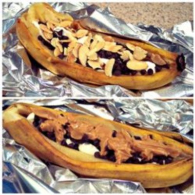 Campfire Banana Splits