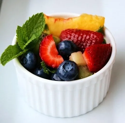 fruit salad for a picnic