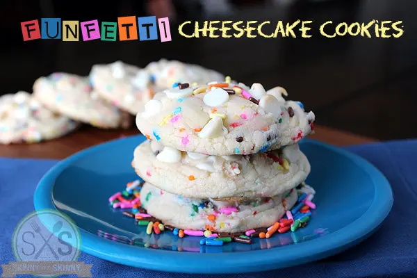 Stack of Funfetti Cookies