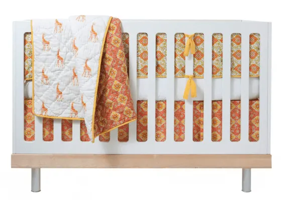 giraffes crib bedding