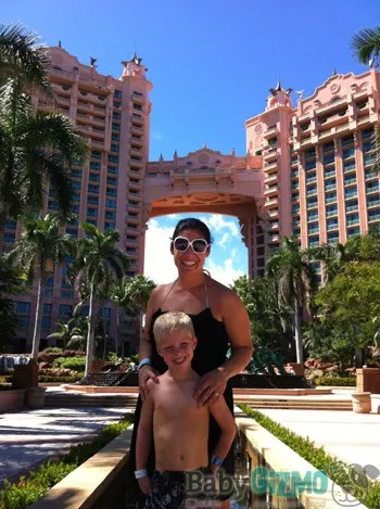 Atlantis mom and son