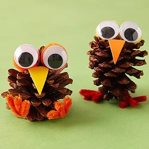 pinecone bird craft