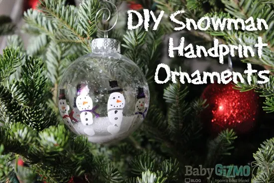DIY Snowman Handprint