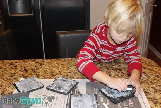 DIY Chalkboard Coasters