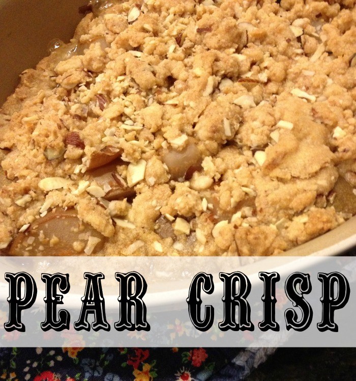 Pear Crisp Recipe