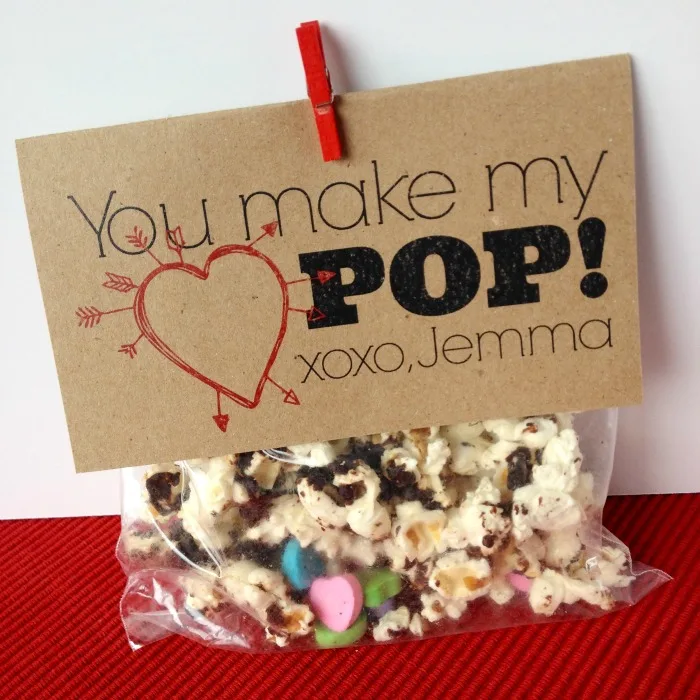 Valentine DIY … You Make My Heart Pop!