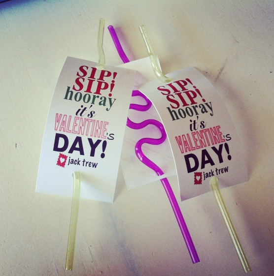 straw valentines