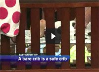 Baby in crib safety tips