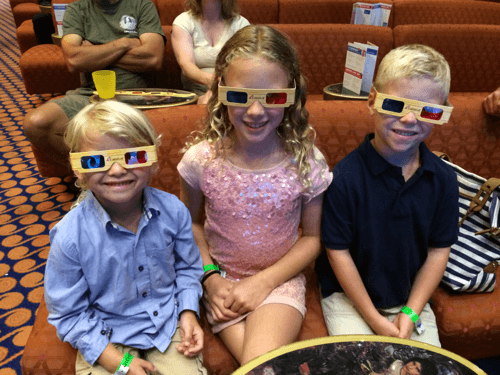 3d show with kids