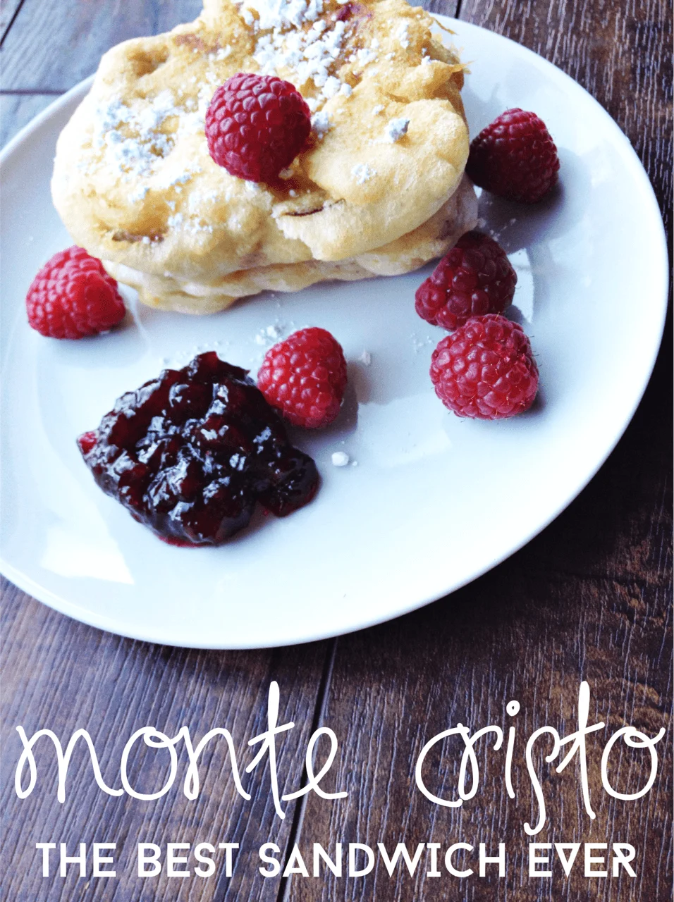 Monte Cristo Sandwiches With Rhubarb + Blueberry Jam