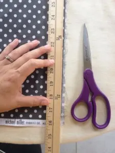 DIY No Sew Crib Skirt