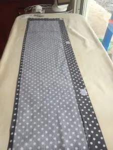 DIY No Sew Crib Skirt