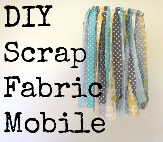 DIY Scrap Fabric Mobile