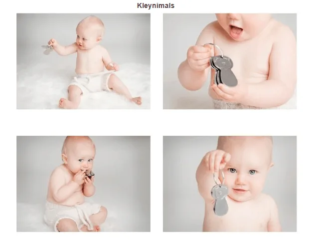 baby with kleynimals