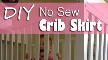 DIY No Sew Crib Skirt (a FAIL and a FIX!)