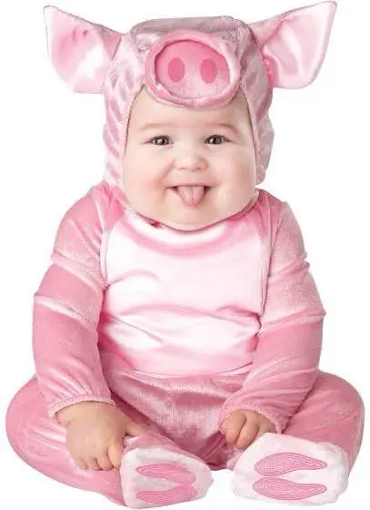 little piggy baby costume
