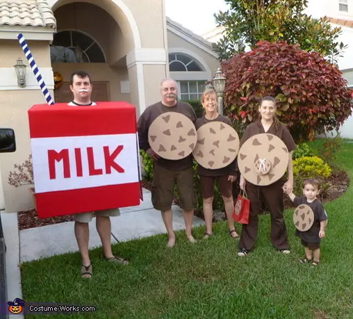 milk cookies costume for family