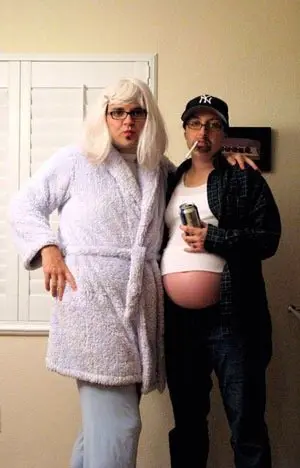 big beer belly pregnancy costume