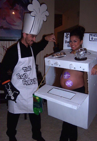 bun in the oven pregnancy costume