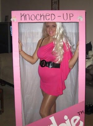 knocked up barbie pregnancy costume