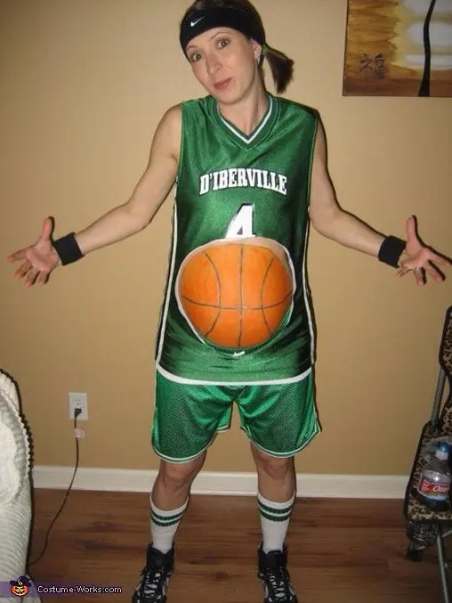 basketball costume for pregnancy