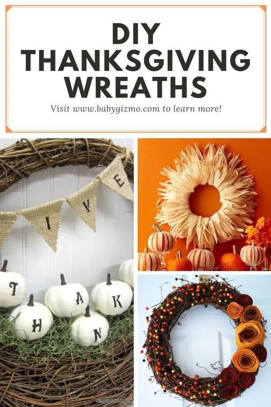 Diy thanksgiving Wreaths
