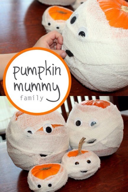 pumpkin mummy