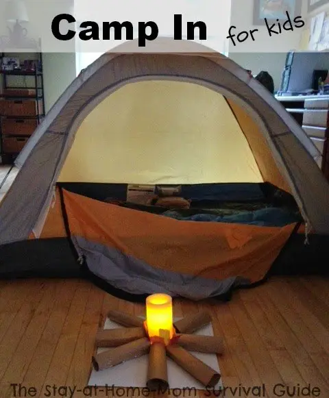 camping in for kids