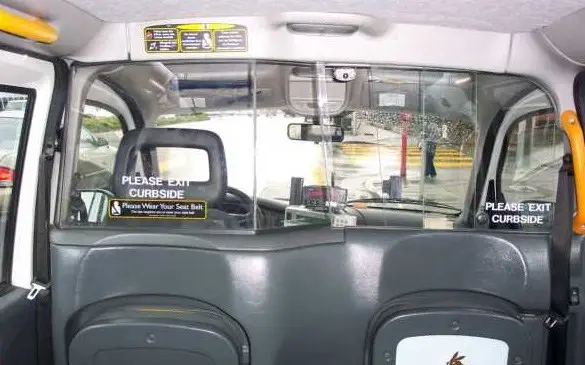 taxi window