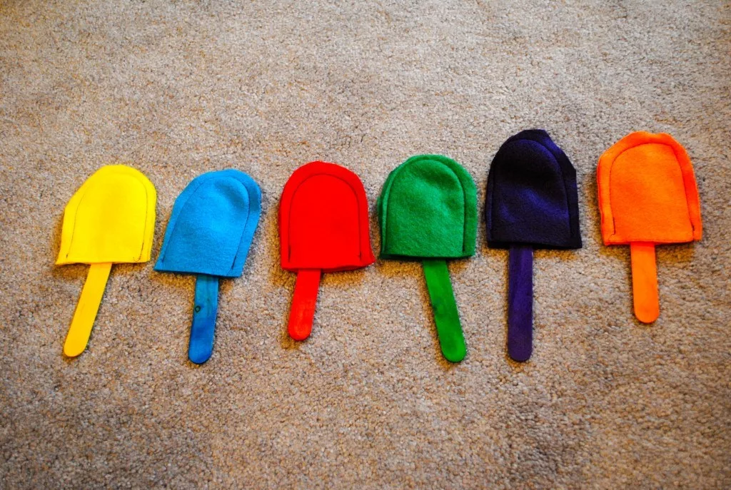 felt popsicles