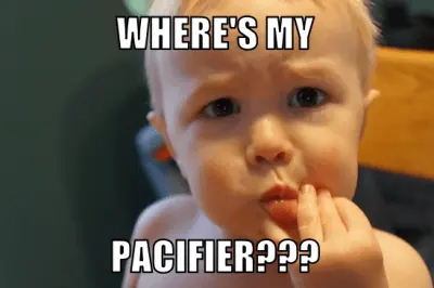 11 Crazy Ways To (NOT) Get Rid of A Pacifier