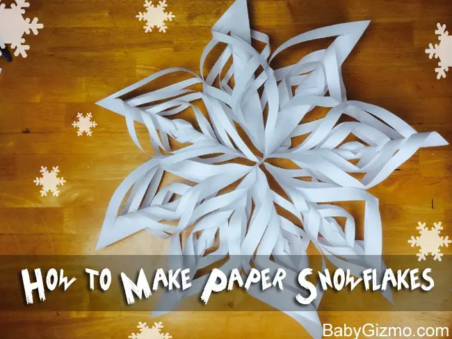 3D Paper Snowflakes