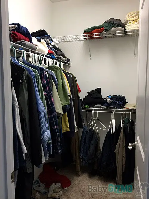 Master Closet before photo