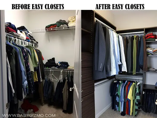 Easy Closets closet makeover