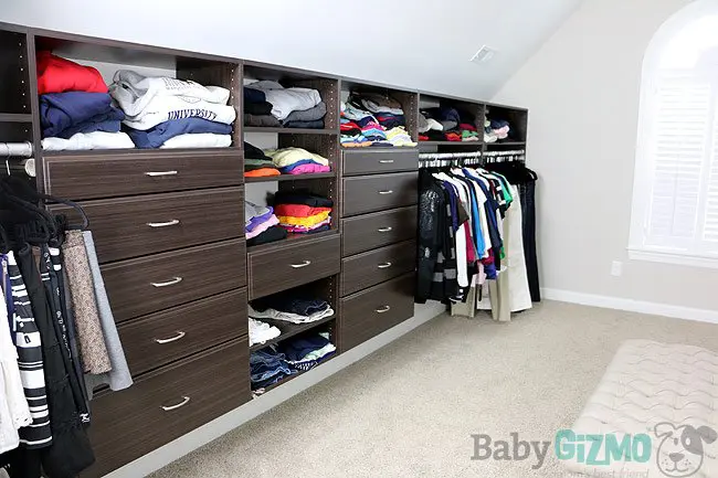 Master Closet with Easy Closet ORganizers